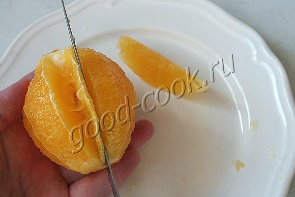 как почистить апельсин