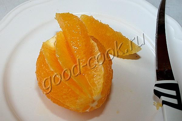 как почистить апельсин