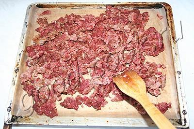 сушеное мясо (фарш)
