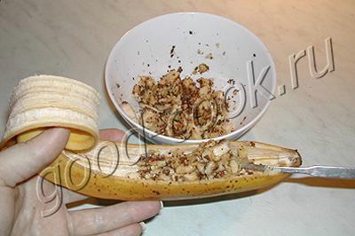 банановый десерт Кораблик
