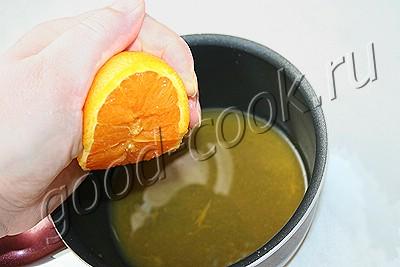 апельсиново-шоколадный соус