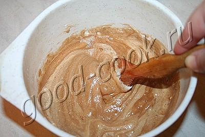 шоколадно-яичное мороженое-тянучка