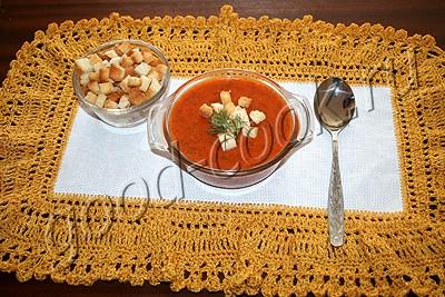 чечевичный суп-пюре с овощами