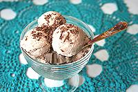 домашнее шоколадное мороженое