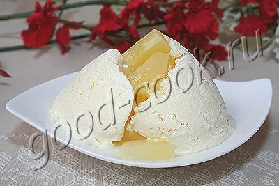 домашнее ананасовое мороженое