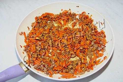 морковно-сливочный суп-пюре с фаршем