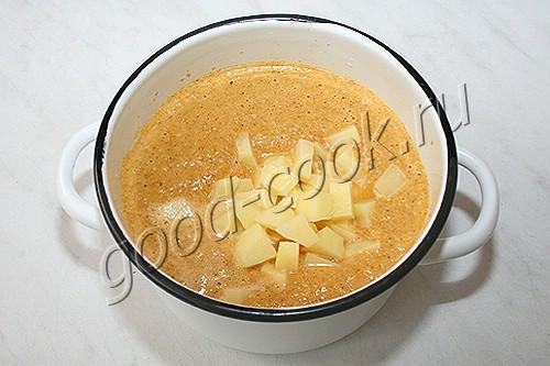 кукурузный суп с пряностями