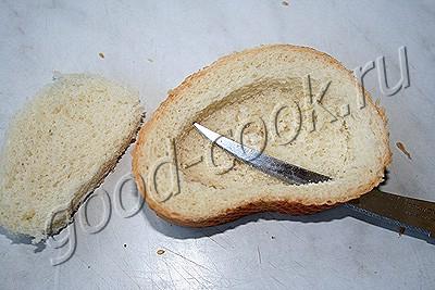 горячий бутерброд-корзинка
