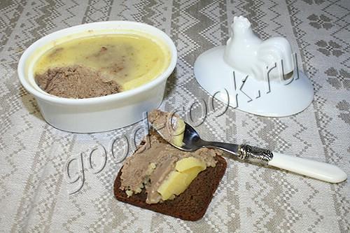 паштет из куриной печени с яблоками