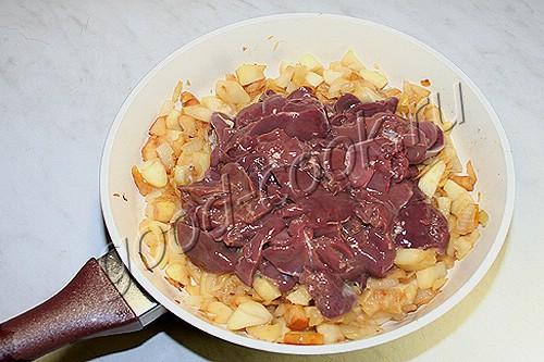 паштет из куриной печени с яблоками