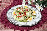 летний огуречный салат