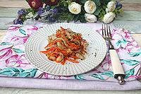 салат из фасоли и корейской моркови