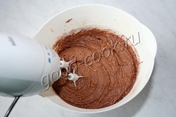 шоколадные кексы на твороге и кефире