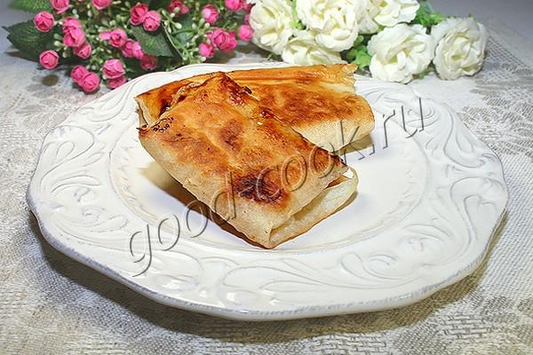 пирожки из лаваша с яблоками