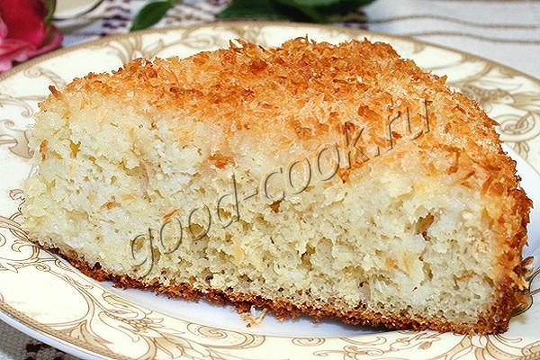 кокосовый пирог со сливками