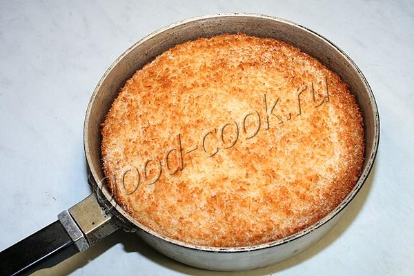 кокосовый пирог со сливками