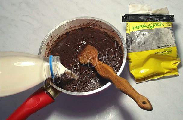 шоколадные кексы на заварной помадке