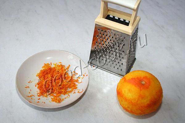 постный апельсиновый кекс