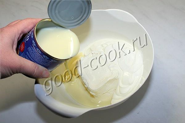 торт "Молочная девочка" с кремом из сливочного сыра