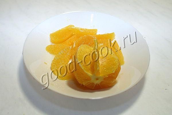 торт с апельсиново-сливочным муссом