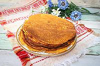 Морковные блины (сладкие)