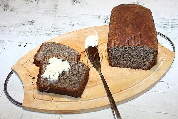 тёмный маковый хлеб