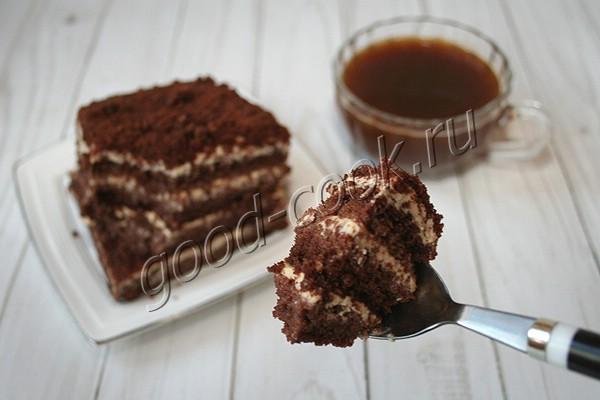 шоколадно-медовый торт "Золотой ключик"