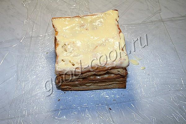 торт "Наполеон" без раскатывания коржей