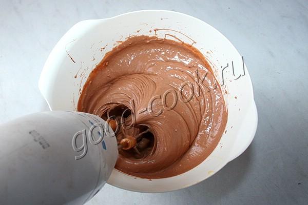 масляно-сметанный бисквит на шоколаде