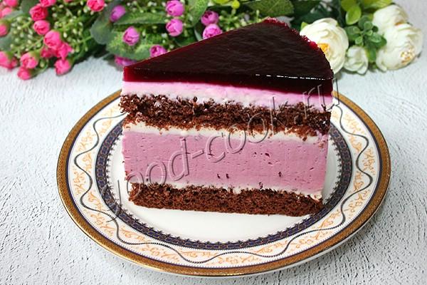 муссовый торт смородина шоколад