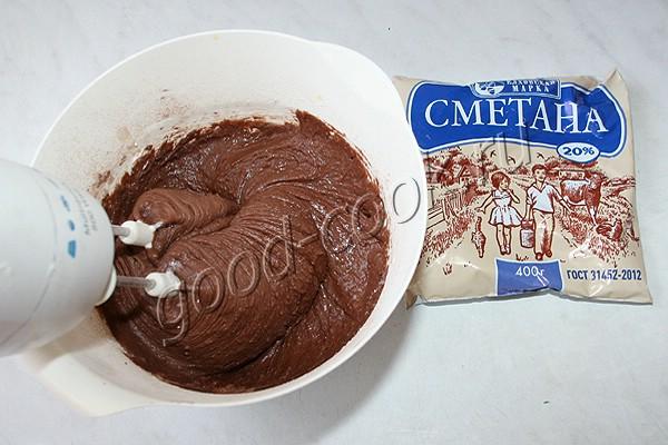 шоколадные кексы (с добавлением манной каши)