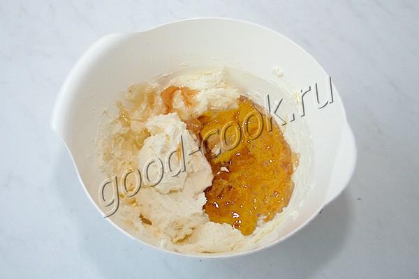 бисквитные пирожные с лимонным кремом
