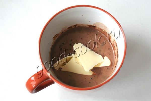 шоколадное тесто на масляной заварке