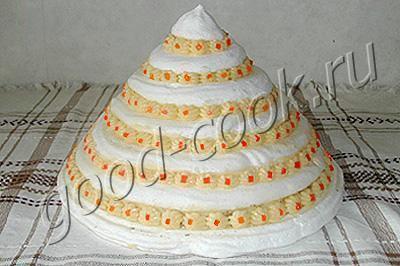 свадебный торт-безе