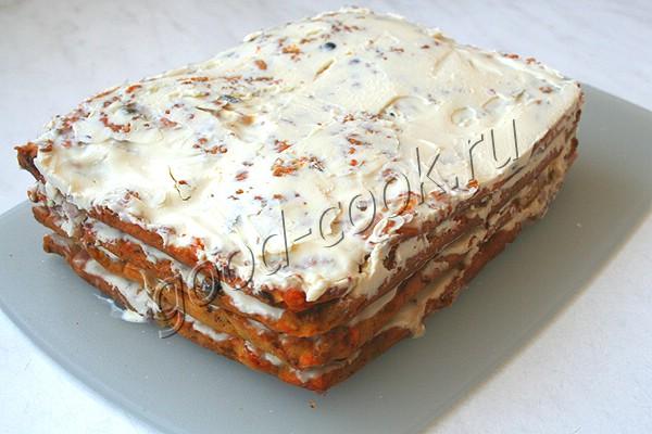 морковный торт с овсянкой (безглютеновый)