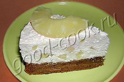 торт творожно-ананасовый