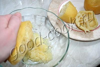 пирог лимонно-медовый