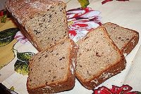 ржано-пшеничный хлеб с семечками