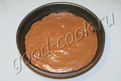 шоколадный торт с ореховым безе