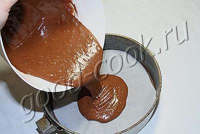 шоколадный торт с вишнёвой прослойкой
