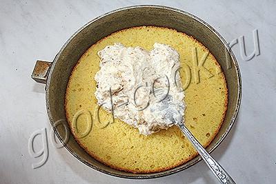 торт "Кристалл" с орехово-карамельным кремом