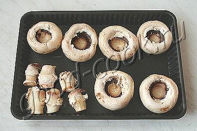 мини-пирожки с грибами и сыром