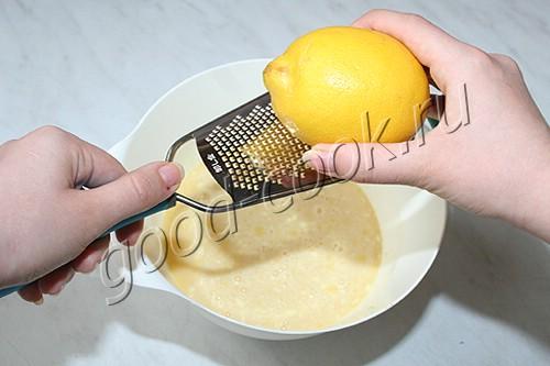 лимонный кекс на сгущенном молоке