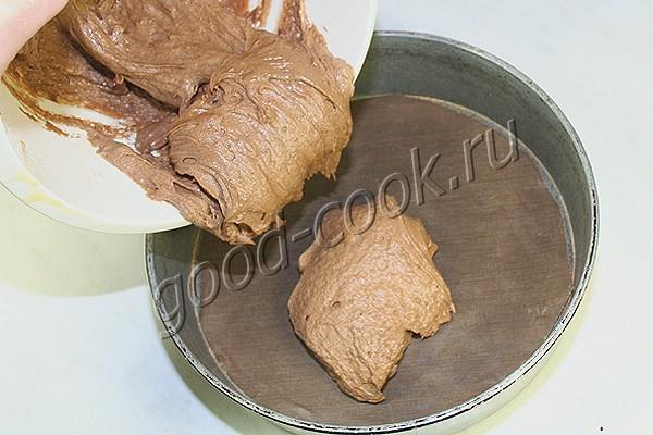 шоколадный торт с вишней и шоколадным кремом