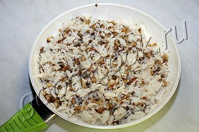 перцы фаршированные грибами и рисом
