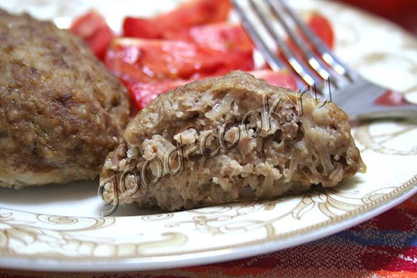 запеченные котлеты с добавлением картофеля
