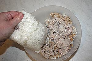 пирог с рисом и рыбой